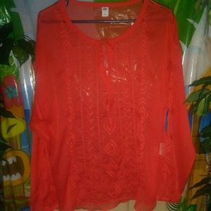 2/$10 OLD NAVY Sheer Top
